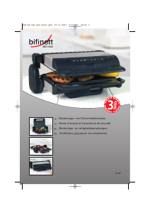 Bedienungsanleitung Bifinett KH 1140 Kontaktgrill