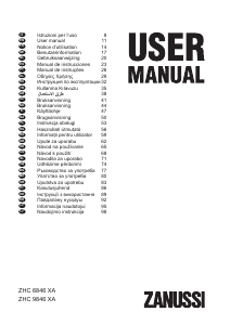 Manual Zanussi ZHC6846XA Hotă