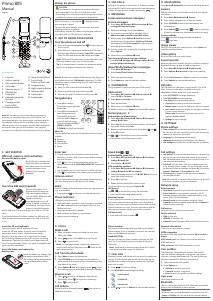 Handleiding Doro Primo 805 Mobiele telefoon