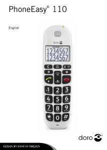 Handleiding Doro PhoneEasy 110 Mobiele telefoon