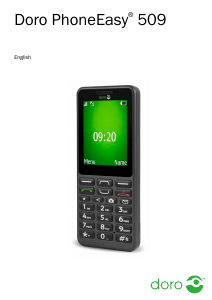 Bedienungsanleitung Doro PhoneEasy 509 Handy