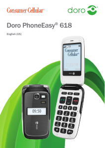 Manual Doro PhoneEasy 618 (Consumer Cellular) Mobile Phone