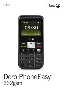 Manual Doro PhoneEasy 332gsm Mobile Phone