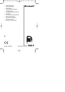 Mode d’emploi Einhell BT-JS 800 P Scie sauteuse