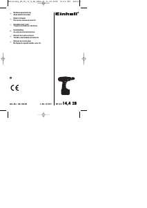 Mode d’emploi Einhell BT-CD 14.4 2B Perceuse visseuse