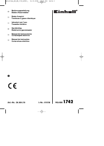 Manual Einhell RG-EM 1742 Corta-relvas