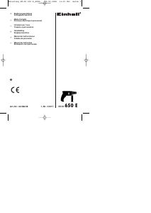 Manuale Einhell BT-ID 650 E Trapano a percussione
