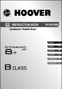 Manuale Hoover DYC 88132 XB-S Asciugatrice