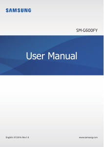 Handleiding Samsung SM-G600FY Galaxy On7 Mobiele telefoon