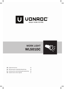 Manual Vonroc WL501DC Lamp