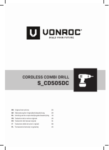 Instrukcja Vonroc S_CD505DC Wiertarko-wkrętarka