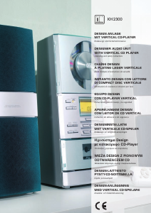Manual de uso E-Bench KH 2300 Set de estéreo