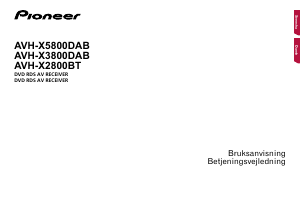 Bruksanvisning Pioneer AVH-X2800BT Bilradio
