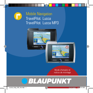 Mode d’emploi Blaupunkt TravelPilot Lucca Système de navigation