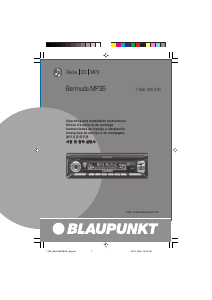 Manual Blaupunkt Bermuda MP36 Car Radio