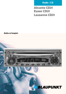 Mode d’emploi Blaupunkt Lausanne CD31 Autoradio