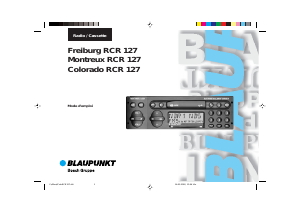 Mode d’emploi Blaupunkt Colorado RCR 127 Autoradio