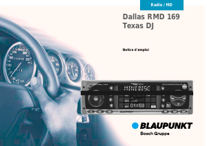 Mode d’emploi Blaupunkt Texas DJ Autoradio
