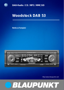 Mode d’emploi Blaupunkt Woodstock DAB53 Autoradio