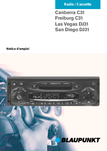 Mode d’emploi Blaupunkt San Diego DJ31 Autoradio
