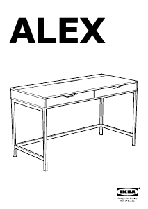 Manuál IKEA ALEX Stůl