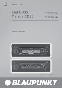 Mode d’emploi Blaupunkt Malaga CD35 Autoradio