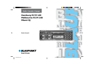 Mode d’emploi Blaupunkt Hamburg RCM 148 Autoradio