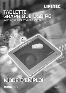 Mode d’emploi Lifetec LT 41217 Tablette grafique