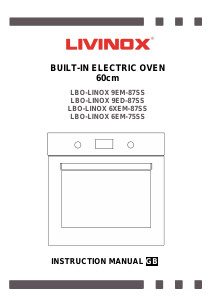 Bruksanvisning Livinox LBO-LINOX 9EM-87SS Ugn