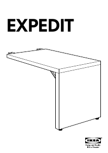Manual IKEA EXPEDIT Birou
