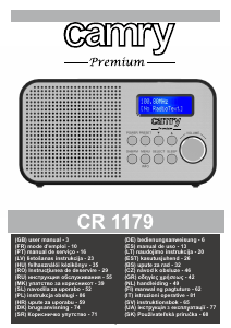 Handleiding Camry CR 1179 Radio