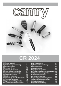 Návod Camry CR 2024 Kulma na vlasy
