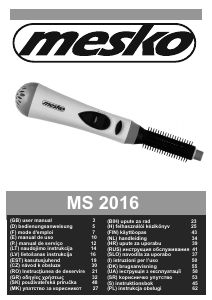 Priročnik Mesko MS 2016 Oblikovalec za lase