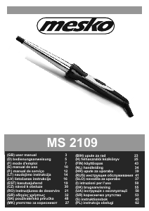 Brugsanvisning Mesko MS 2109 Krøllejern