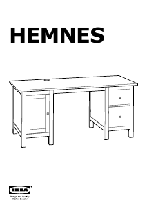 Bruksanvisning IKEA HEMNES Skrivbord