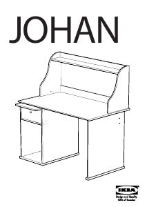 Manual IKEA JOHAN Secretária