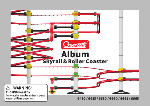 Manual Quercetti 6430 Skyrail & Roller Coaster Marble Track