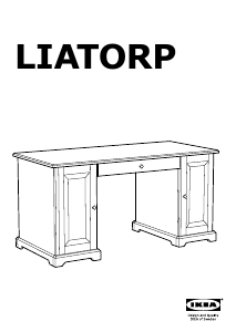 Посібник IKEA LIATORP Письмовий стіл