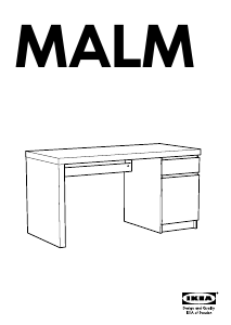 Manual IKEA MALM Birou
