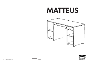 Bruksanvisning IKEA MATTEUS Skrivbord