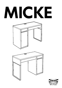 Kullanım kılavuzu IKEA MICKE Çalışma masası