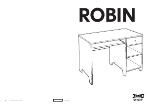 Manual de uso IKEA ROBIN Escritorio
