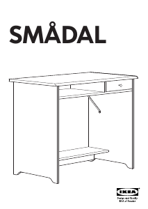 Manual IKEA SMADAL Birou
