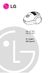 Manual de uso LG VB2717NRTN Aspirador