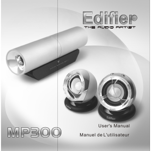 Manual Edifier MP300 Speaker