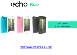 Mode d’emploi Echo Buzz Téléphone portable