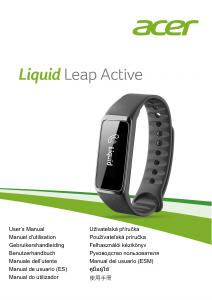 Manuale Acer Liquid Leap Active Tracker di attività