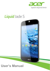 Handleiding Acer Liquid Jade S Mobiele telefoon