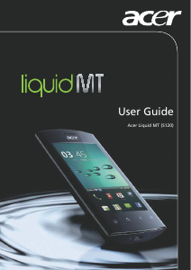 Manual Acer Liquid S120 MT Mobile Phone