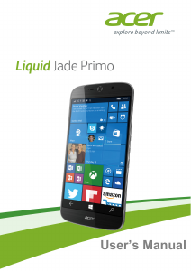 Handleiding Acer Liquid Jade Primo Mobiele telefoon